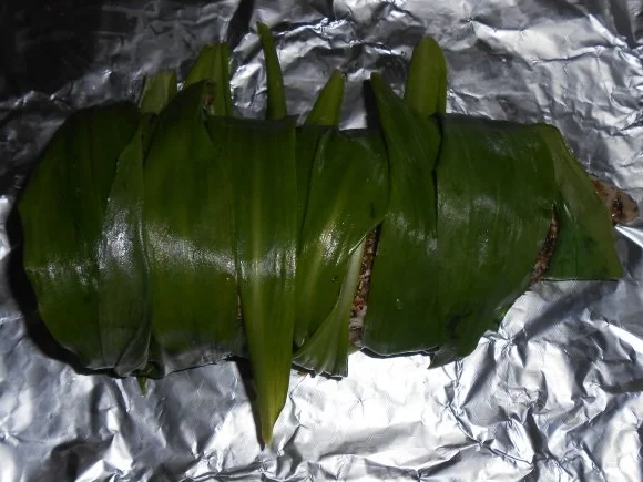 Filet im Bärlauchmantel auf Gemüse und Basmatireis - Rezept - Bild Nr. 5