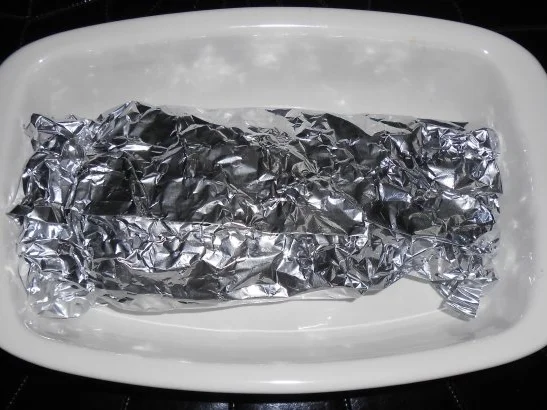 Filet im Bärlauchmantel auf Gemüse und Basmatireis - Rezept - Bild Nr. 6