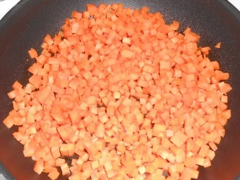 Filet im Bärlauchmantel auf Gemüse und Basmatireis - Rezept - Bild Nr. 7