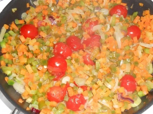 Filet im Bärlauchmantel auf Gemüse und Basmatireis - Rezept - Bild Nr. 13