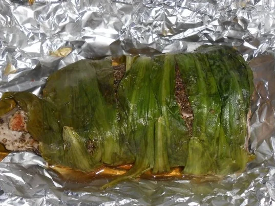 Filet im Bärlauchmantel auf Gemüse und Basmatireis - Rezept - Bild Nr. 15