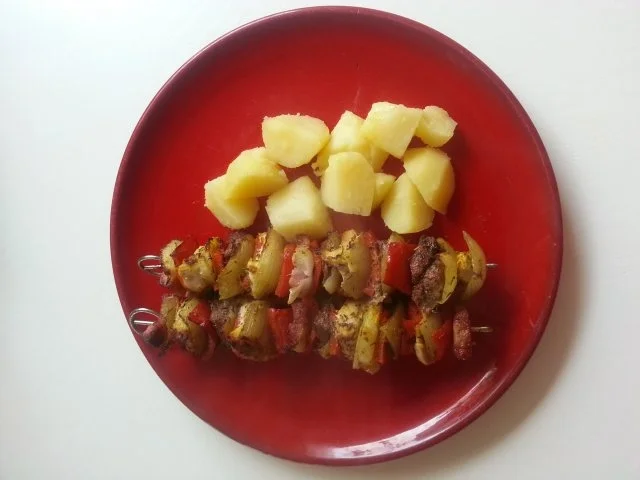 Fleisch-Spieße  * halbfett * schnell gegrillt - Rezept - Bild Nr. 2