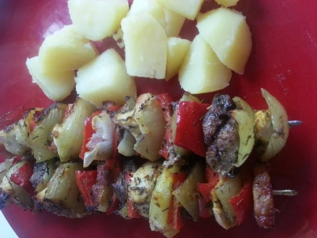 Fleisch-Spieße  * halbfett * schnell gegrillt - Rezept - Bild Nr. 3