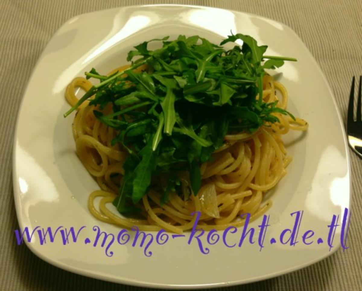 Spaghetti aglio olio e rucola Rezept Durch momo1981