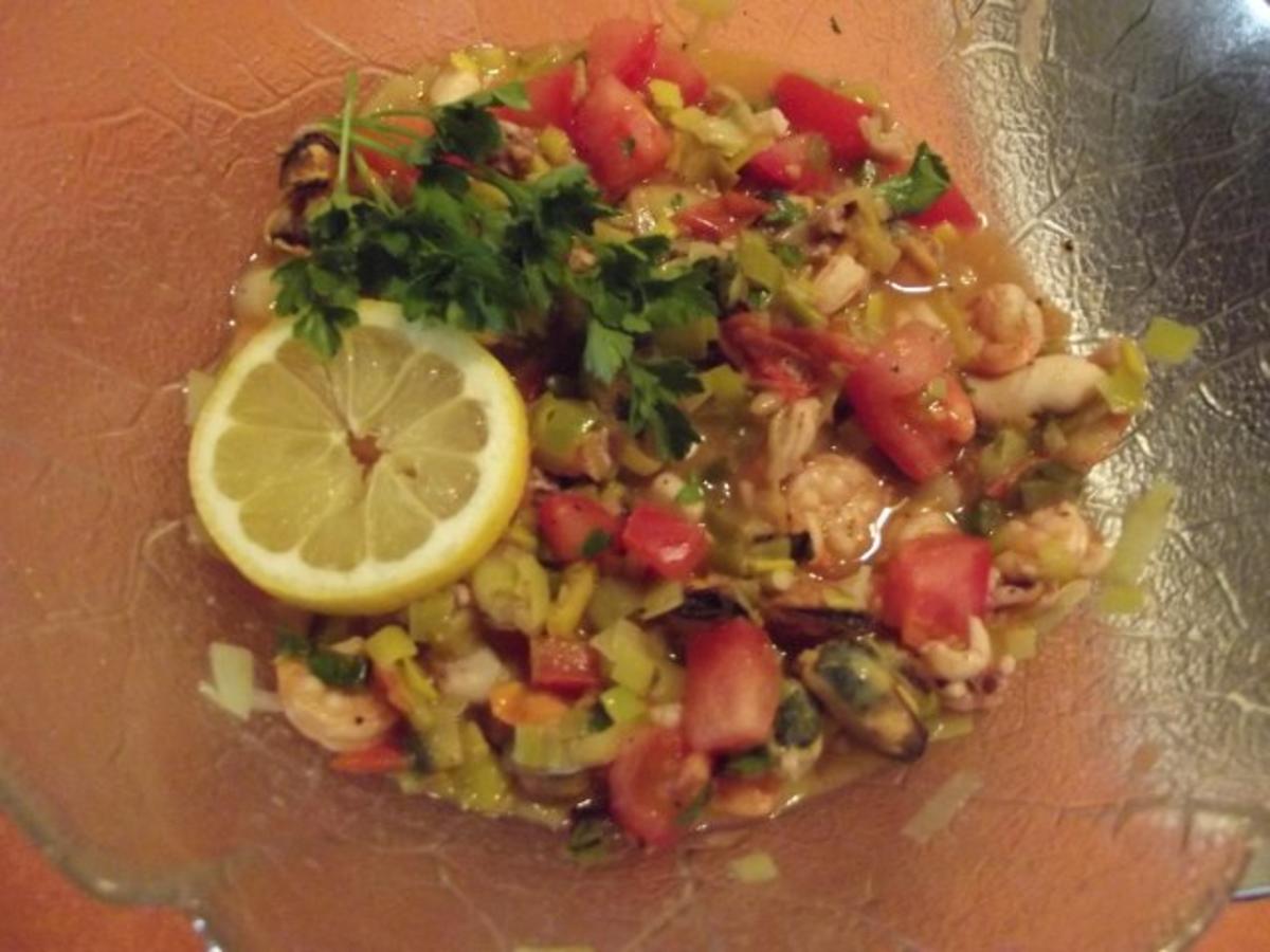 Salat aus Meeresfrüchten - Rezept