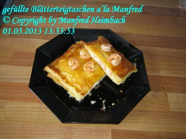 Fingerfood – gefüllte Blätterteigtaschen a’la Manfred - Rezept