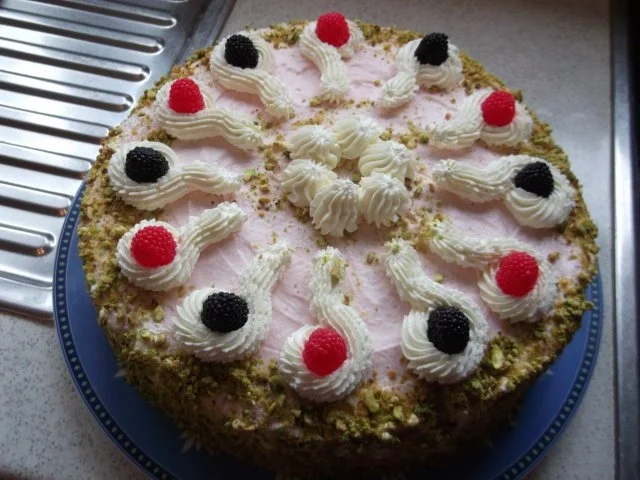 Himbeer-Heidelbeertorte - Rezept