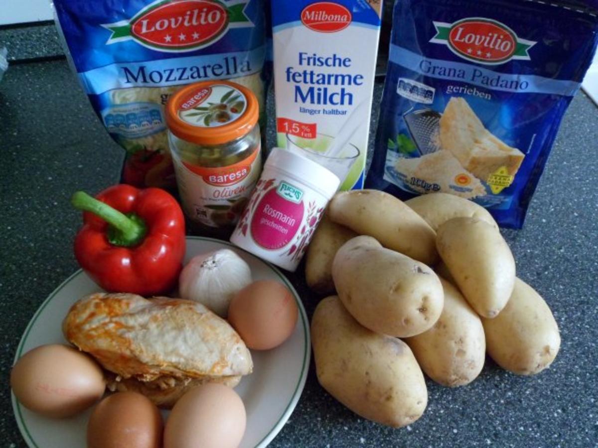 Kartoffelauflauf mit Hähnchenbrust und Mozzarella - Rezept - Bild Nr. 2