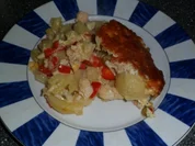 Kartoffelauflauf mit Hähnchenbrust und Mozzarella - Rezept