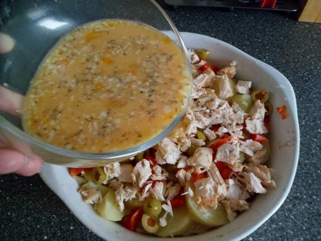 Kartoffelauflauf mit Hähnchenbrust und Mozzarella - Rezept - Bild Nr. 13