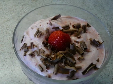 Erdbeer - Hexencreme - Dessert - Rezept