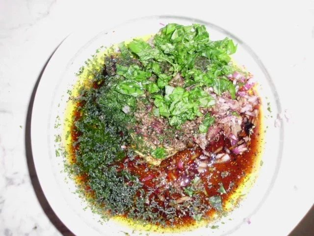 Filet mit rotem Pfeffer, dazu Bratkartoffeln mit Rosmarin und Spargel mit Bärlauchsauce - Rezept - Bild Nr. 12