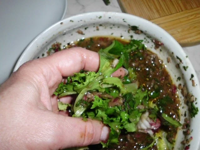 Filet mit rotem Pfeffer, dazu Bratkartoffeln mit Rosmarin und Spargel mit Bärlauchsauce - Rezept - Bild Nr. 14