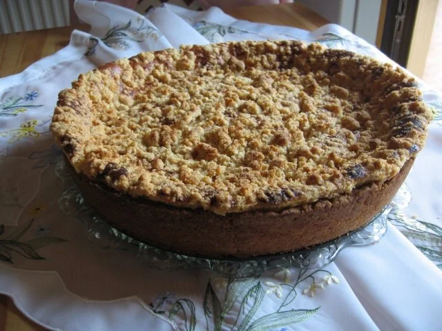 Rezept: Käsekuchen mit Mandelstreusel Käsekuchen mit Mandelstreusel - Rezept