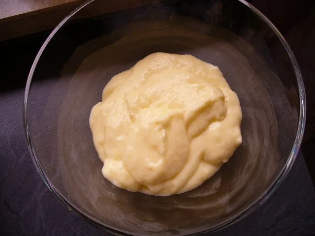 geriebener Apfel auf Vanillepudding - Rezept - Bild Nr. 2