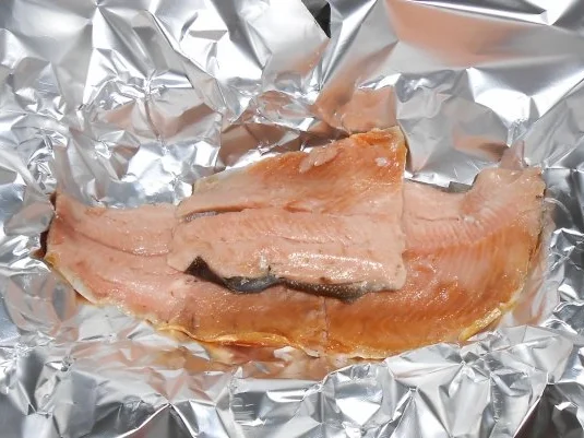 Rezept: Spargel aus dem Ofen mit geräucherter Lachsforelle Bild Nr. 6 Spargel aus dem Ofen mit geräucherter Lachsforelle - Rezept - Bild Nr. 6