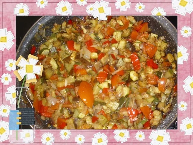Auberginen-Zucchini-Ragout - Rezept