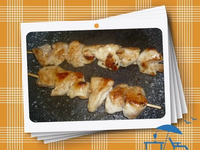 Hähnchen-Spieße zu Spätzle-Gratin - Rezept - Bild Nr. 3