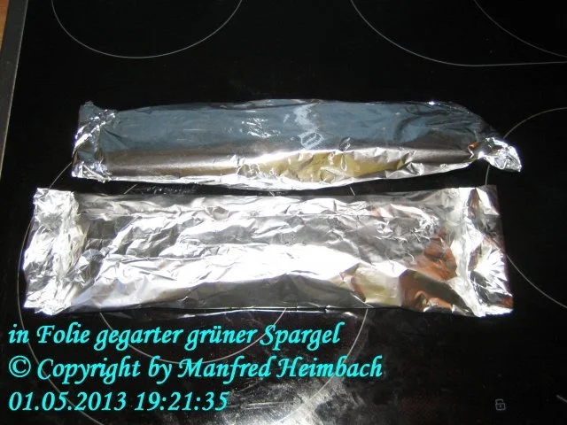 Rezept: Spargel – grüner Spargel in der Folie aus dem Backofen Bild Nr. 2 Spargel – grüner Spargel in der Folie aus dem Backofen - Rezept - Bild Nr. 2