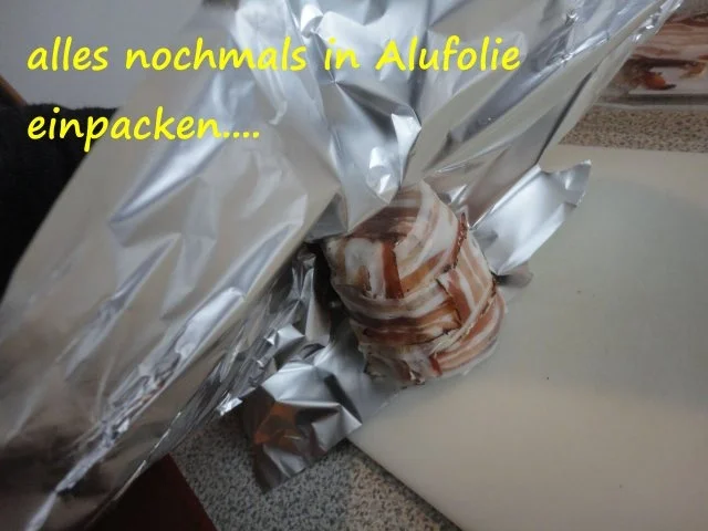 Rezept: Curry Linsen im geflochtenen Speck Schüsserl Bild Nr. 6 Curry Linsen im geflochtenen Speck Schüsserl - Rezept - Bild Nr. 6