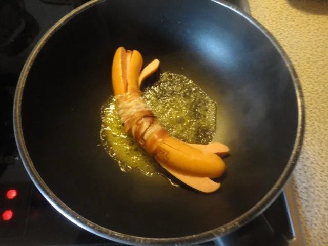 Rezept: Curry Linsen im geflochtenen Speck Schüsserl Bild Nr. 15 Curry Linsen im geflochtenen Speck Schüsserl - Rezept - Bild Nr. 15