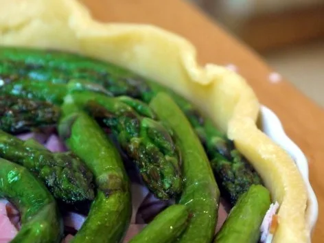 Grüne-Spargel-Ziegenkäse-Tarte - Rezept - Bild Nr. 9