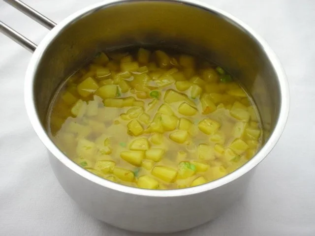 Rezept: Bärlauchsuppe mit Garnelen Bild Nr. 7 Bärlauchsuppe mit Garnelen - Rezept - Bild Nr. 7