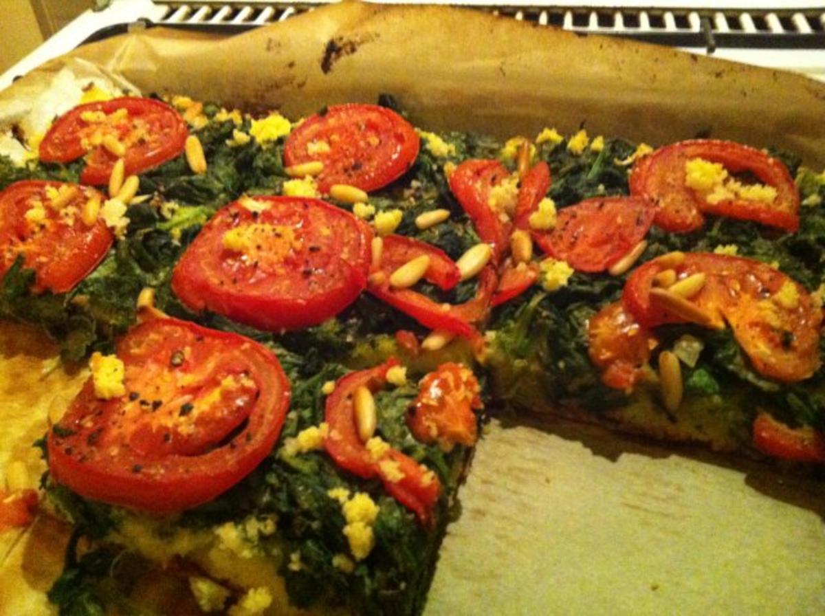 Couscous Kuchen mit Spinat - Rezept mit Bild - kochbar.de