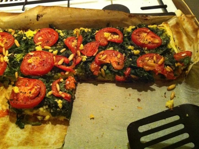 Couscous Kuchen mit Spinat - Rezept - Bild Nr. 3