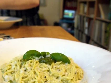 Spaghetti mit Walnusspesto-Sahne - Rezept - Bild Nr. 13