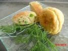 Rezept: Muffin mit Speckwürfeln und Lauchröllchen Muffin mit Speckwürfeln und Lauchröllchen - Rezept