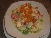 Salat mi Tzazikidressing - Rezept