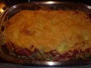 Nudel-Champignon-Schinkenauflauf - Rezept