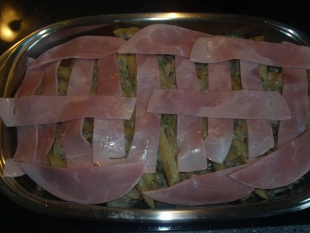 Nudel-Champignon-Schinkenauflauf - Rezept - Bild Nr. 3