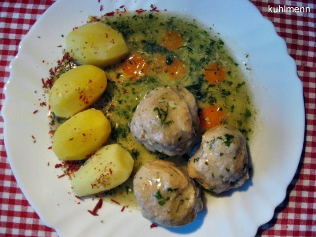 Kochklops von der Pute in Kräutersoße - Rezept - kochbar.de