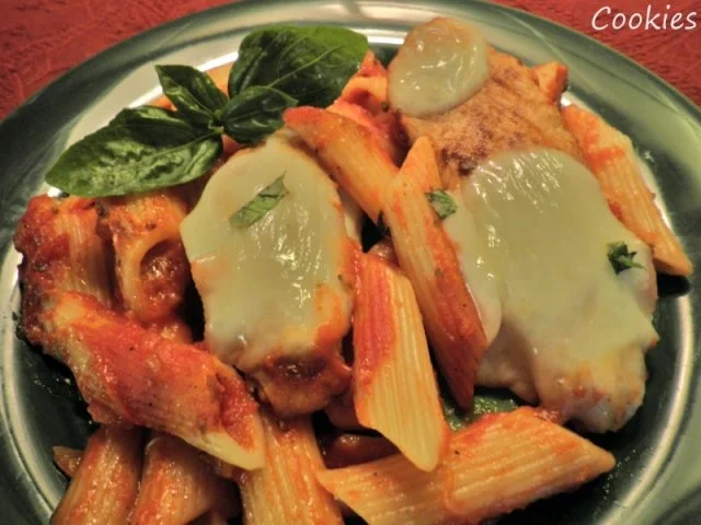 Nudel - Hähnchen - Auflauf - Rezept