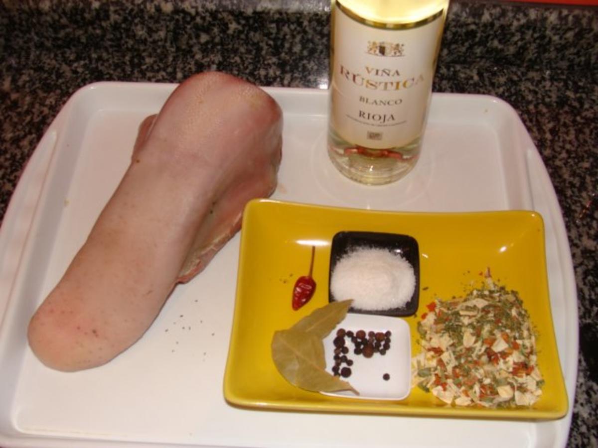 Fleisch : Kalbszunge gekocht und gebraten mit Meerrettichsoße - Rezept - Bild Nr. 5
