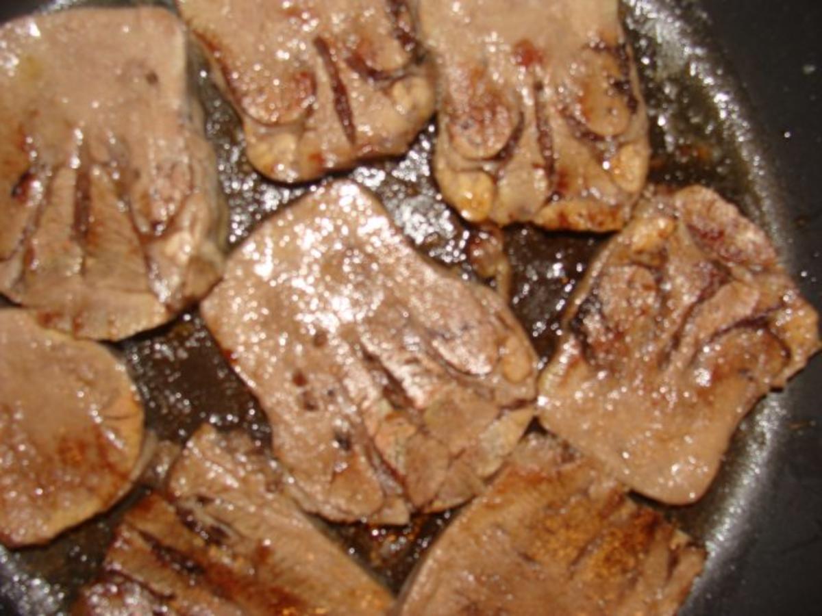 Fleisch : Kalbszunge gekocht und gebraten mit Meerrettichsoße - Rezept - Bild Nr. 6