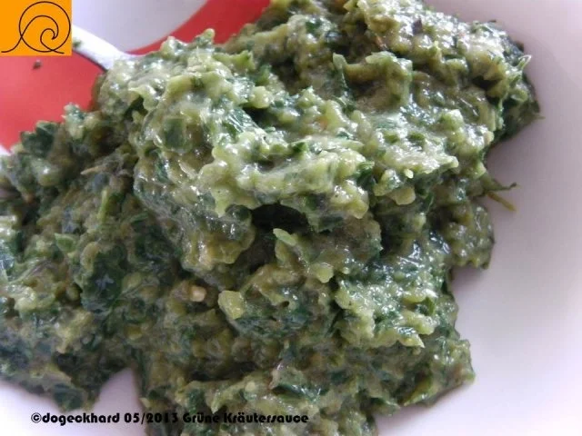 Rezept: Grillen: D`Greane - grüne Kräutersauce Grillen: D`Greane - grüne Kräutersauce - Rezept