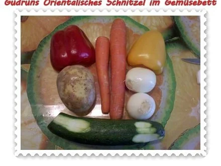 Auflauf: Orientalisches Schnitzel im Gemüsebett - Rezept - Bild Nr. 2