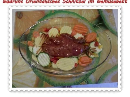 Auflauf: Orientalisches Schnitzel im Gemüsebett - Rezept - Bild Nr. 6