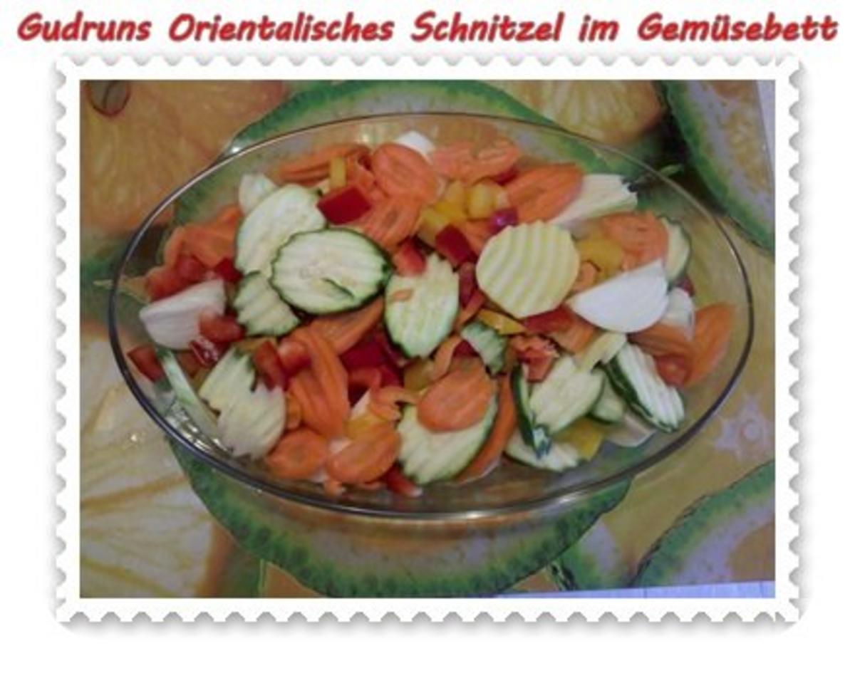Auflauf: Orientalisches Schnitzel im Gemüsebett - Rezept - Bild Nr. 7