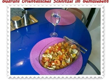 Auflauf: Orientalisches Schnitzel im Gemüsebett - Rezept - Bild Nr. 15