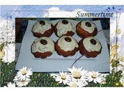 Kuchen :  Muffins mit Moccabohnen, Marzipan und Amaretto - Rezept