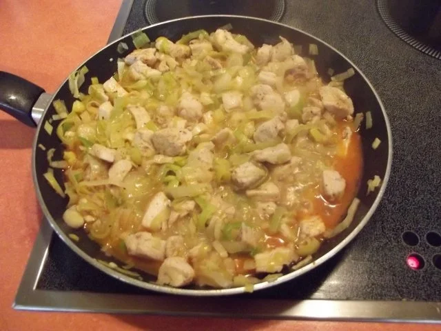 Hänchen-Porree-Chicoree Salat - Rezept - Bild Nr. 3