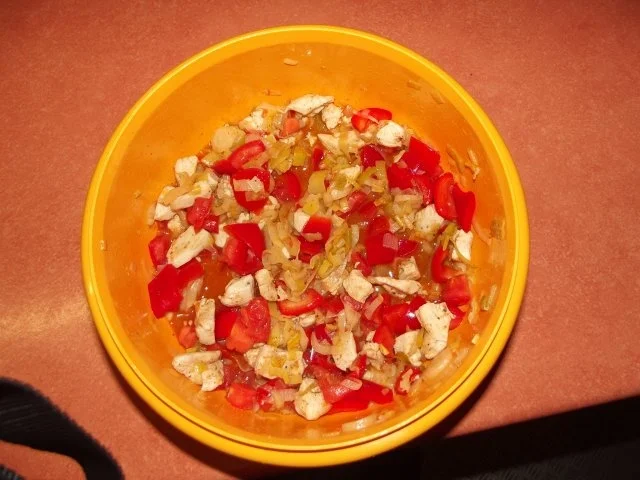 Hänchen-Porree-Chicoree Salat - Rezept - Bild Nr. 5