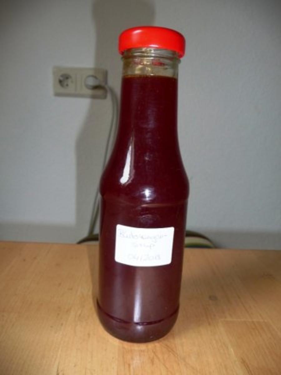 Bilder für Blutorangensirup ergibt 4-5 kleine Flaschen oder Gläser - Rezept