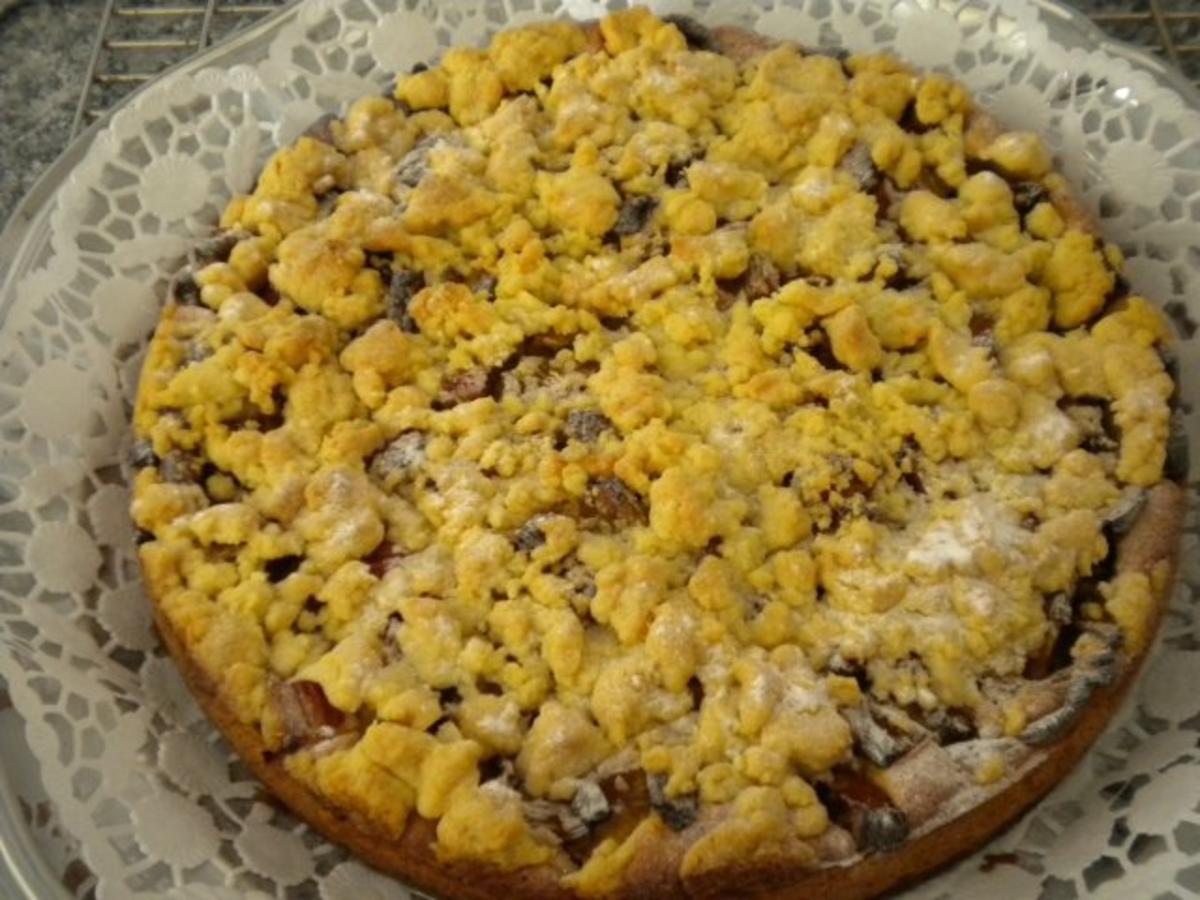 Schneller Rhabarberkuchen - Rezept - Bild Nr. 2