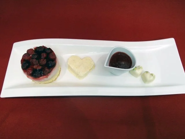 Himbeertörtchen mit Vanille-Parfait - Rezept