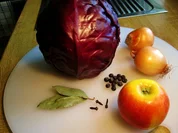 Rotkohl mit Apfel - Rezept